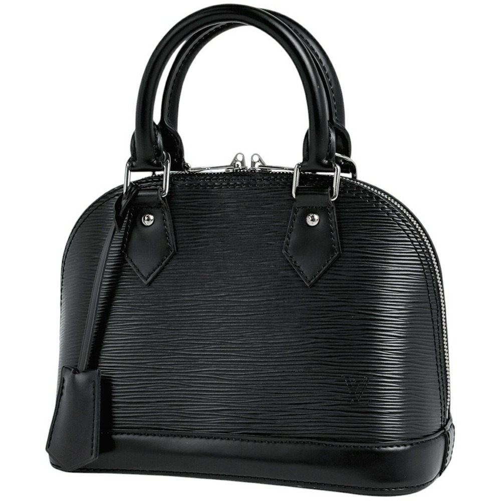 Louis Vuitton Alma Shoulder Bag Handbag Epi Leather Noir Black